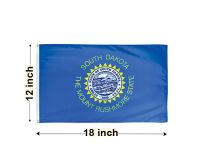 12"x18" South Dakota Nylon Outdoor Flag